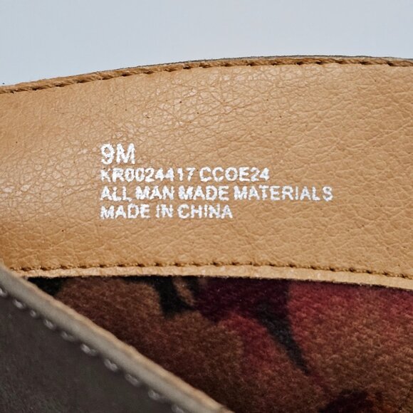 NEW Korks Kork Ease Scarlet Knee High Boot Size 9 Taupe Faux Leather Block Heel - Picture 15 of 16